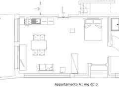Elegant studio apartment for rent in Mandello - 1