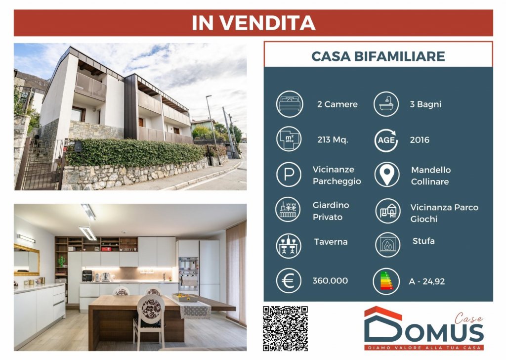 Sale Luxury Estate Mandello - Hillside Elegance: Charming Semi-detached House in Maggiana Locality 